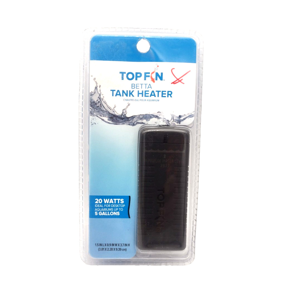 Top Fin Betta Tank Heater 20 Watt Aquariums Up To 5 Gallons New Sealed - Misc